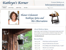Tablet Screenshot of kathrynskorner.com